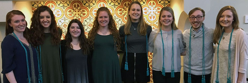 Alpha Kappa Delta students